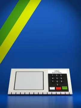 Urn electronics Brazil Stock Illustration