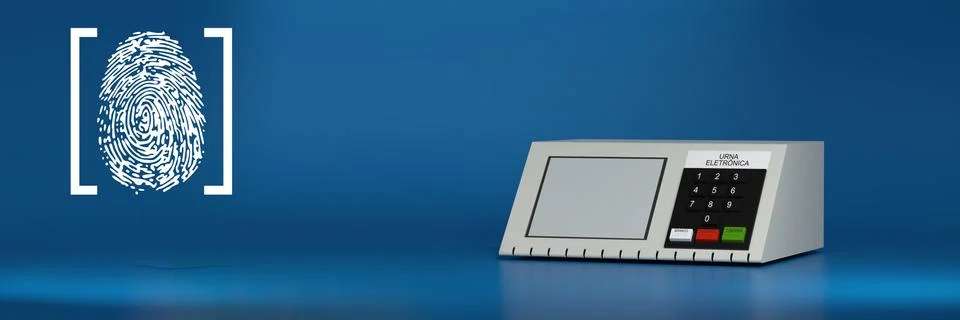 Urn electronics Brazil Stock Illustration