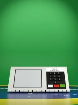 Urn electronics Brazil Stock Illustration