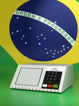 Urn electronics Brazil Stock Illustration
