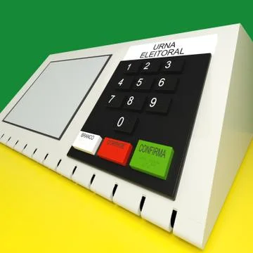 Urn electronics Brazil Stock Illustration