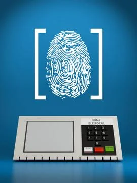 Urn electronics Brazil Stock Illustration