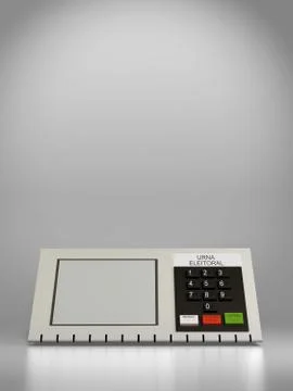 Urn electronics Brazil Stock Illustration