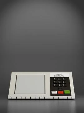 Urn electronics Brazil Stock Illustration