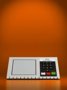 Urn electronics Brazil Stock Illustration