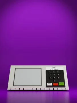 Urn electronics Brazil Stock Illustration