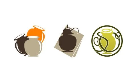 Urn Ewer Store Set Stock-Illustration