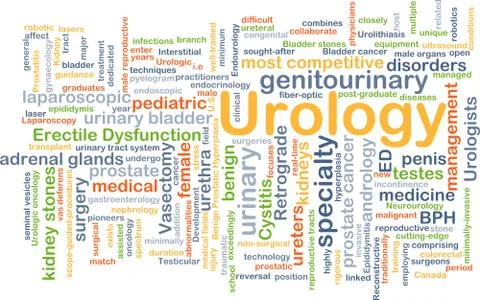 Urology background concept Stock Illustration
