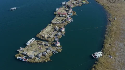 Uros village Stock Footage 115995290