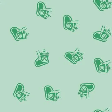 Urostomy urology glyph vector seamless pattern Stock Illustration