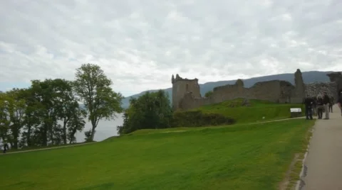 Urquhart Castle Stock Footage 56702709