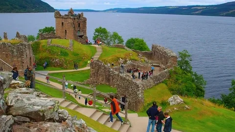 Urquhart Castle 库存影片 79844012