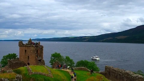 Urquhart Castle Stock Footage 79846918