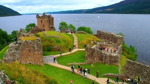 Urquhart Castle Stock Footage 79847146