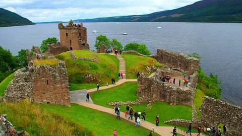 Urquhart Castle Stock Footage 82724886