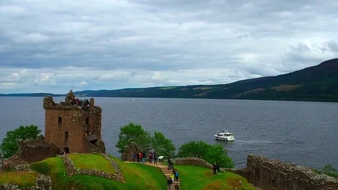 Urquhart Castle Stock Footage 82725294