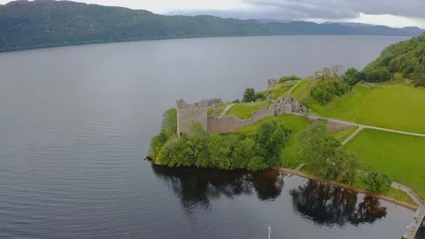 Urquhart castle Stock-Footage 127770689