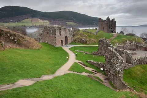 Urquhart castle Foto stock