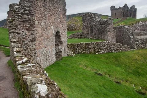 Urquhart castle 写真素材