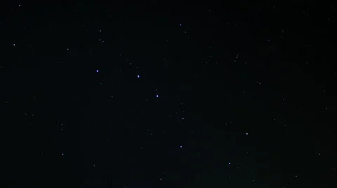 Ursa Major constellation Stock Footage