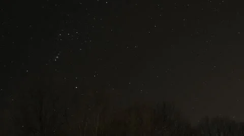 Ursa Minor Time Lapse Stock Footage 22419396