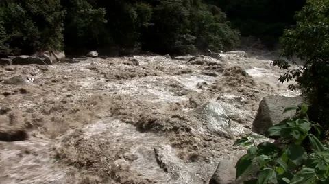 Urubamba River in Peru Stock Footage 48750161