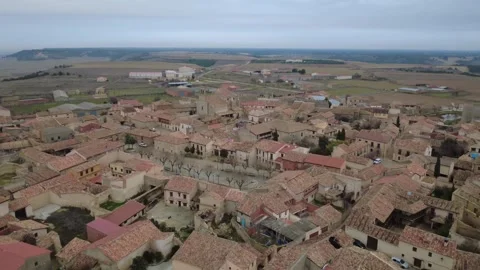 Urueña from Above, Pure Calm Video stock 326201775