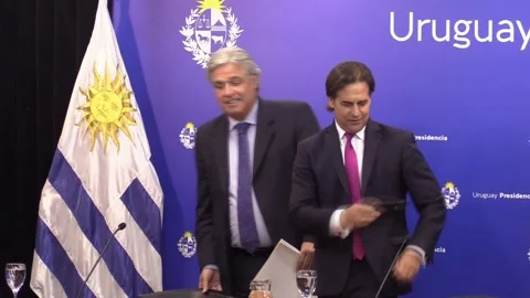 Uruguay and China to begin FTA talks, Montevideo, UY - 13 Jul 2022 Stock Footage 204159929