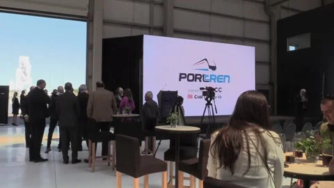 Uruguay appreciates Portren consortium's commitment to Central Railway project,  動画素材 255088239