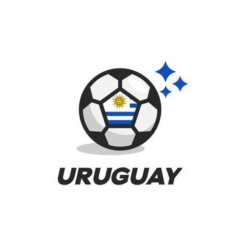 Uruguay Ball Flag Stock Illustration