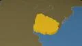 Uruguay extruded. Solids. 4k or 4k+ Resolution