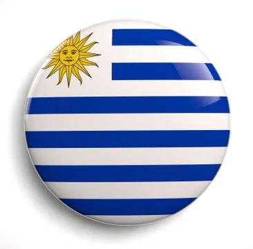 Uruguay flag Stock Illustration