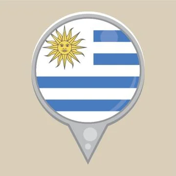 Uruguay Flag イラスト素材