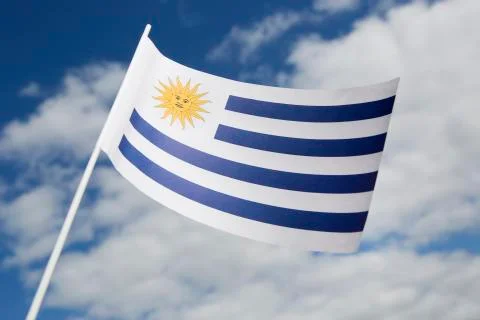 Uruguay flag Stock Photos