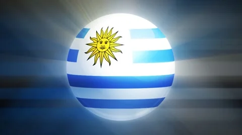 Uruguay-Globe Video stock 7769571