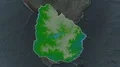 Uruguay - hub of the world. Physical 4k or 4k+ Resolution