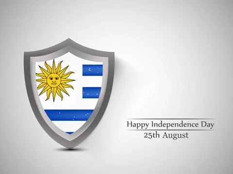 Uruguay Independence Day Illustrazione stock