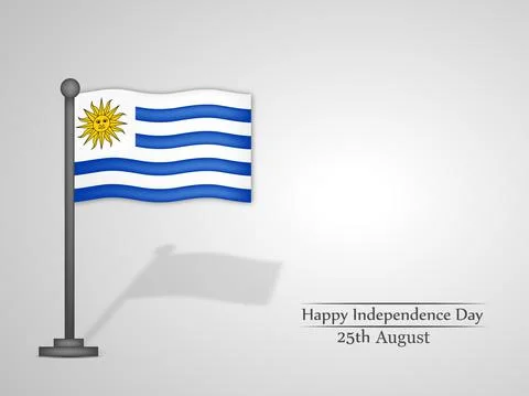 Uruguay Independence Day 库存插图