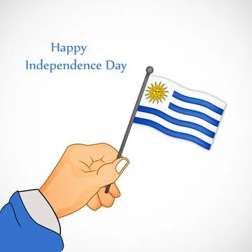 Uruguay Independence Day Illustrazione stock