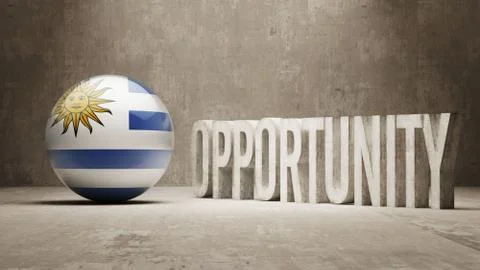 Uruguay. Opportunity Concept. Stock Illustration