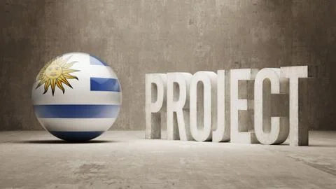 Uruguay. Project Concept. Stock Illustration