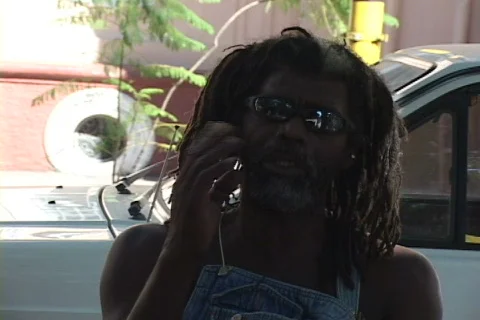 Uruguay-Punta-Del-Este-Rasta-Man Video stock 634267