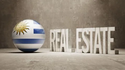Uruguay. Real Estate Concept. Stock Illustration