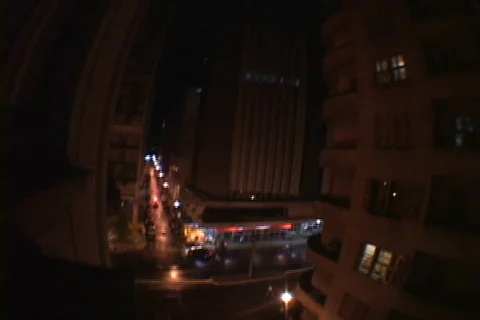 Uruguay-Skyline-With-Lightning Video stock 634276