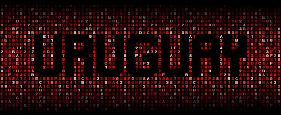 Uruguay text on hex code illustration Stock Illustration