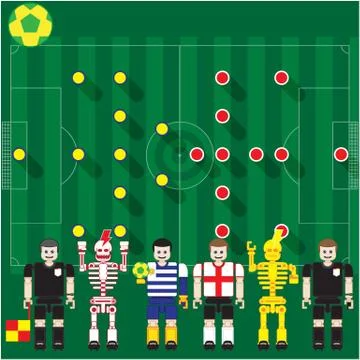 Uruguay vs england Stock-Illustration