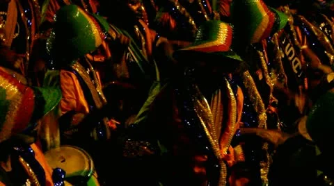 Uruguayan Carnival. Montevideo Stock Footage