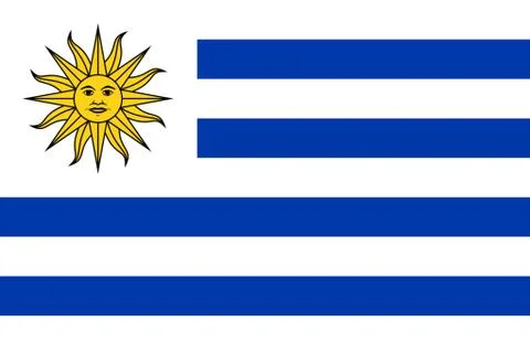 Uruguayan flagship Stock Photos