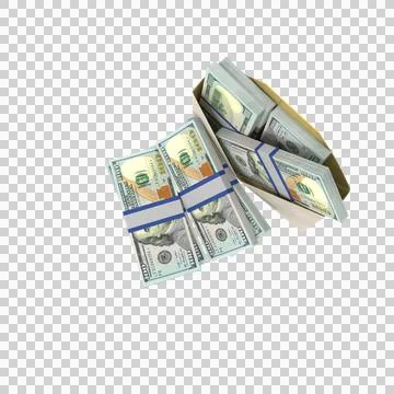 US 100 Dollar Money Notes Currency 00 Stock Illustration