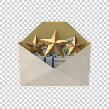 US 100 Dollar Money Notes Currency Three Stars 04 Stock Illustration
